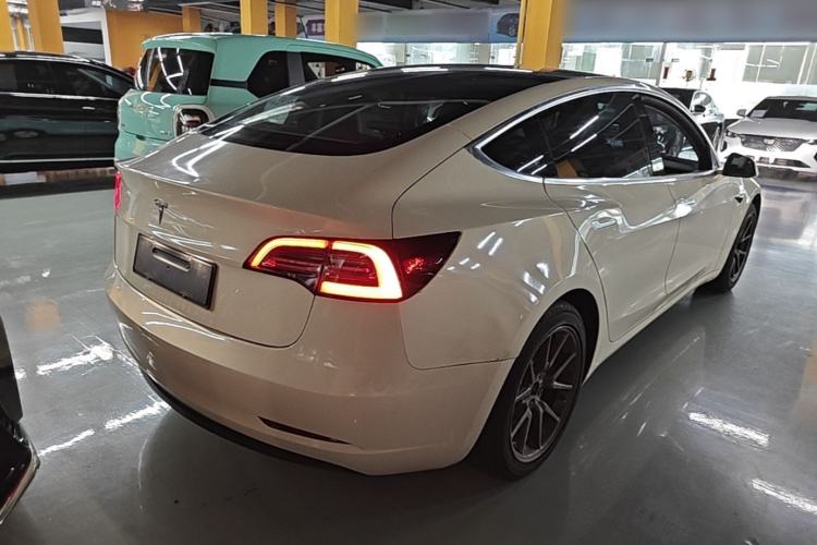 Used Tesla Model 3 2020 Standard Range Rear-Wheel Drive Upgraded Version Rear Right 45 Deg