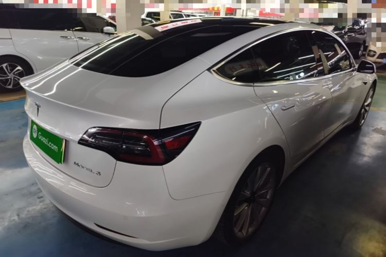 Used Tesla Model 3 2020 Standard Range Rear-Wheel Drive Upgraded Version Rear Right 45 Deg