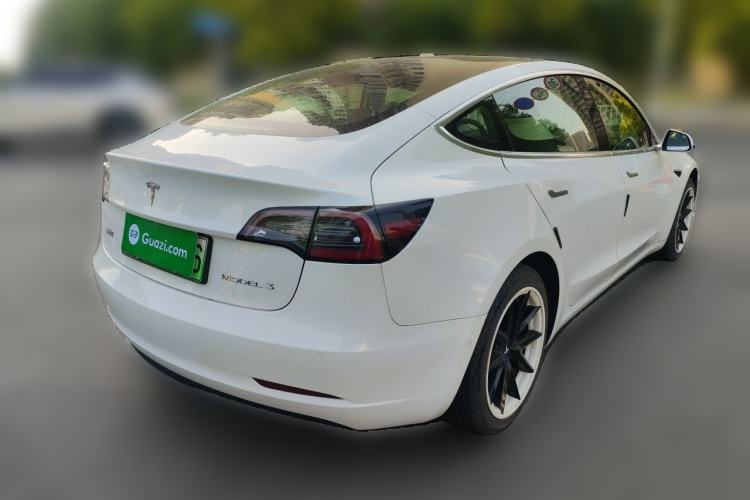 Used Tesla Model 3 2020 Standard Range Rear-Wheel Drive Upgraded Version Rear Right 45 Deg