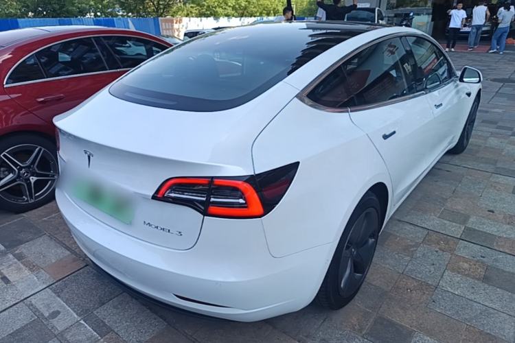 Used Tesla Model 3 2020 Standard Range Rear-Wheel Drive Upgraded Version Rear Right 45 Deg