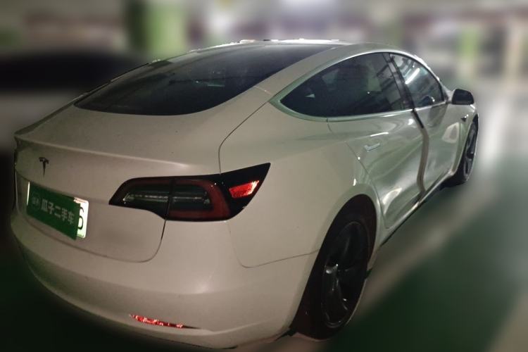 Used Tesla Model 3 2020 Refreshed Version Long-Range Rear-Wheel Drive Rear Right 45 Deg