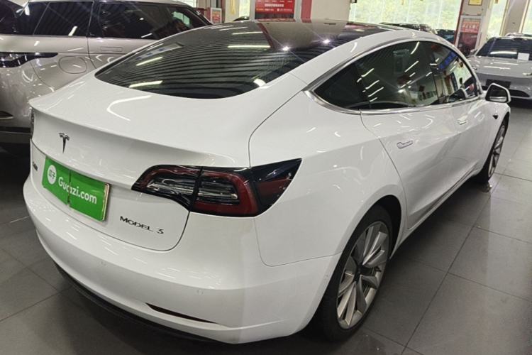 Used Tesla Model 3 2020 Refreshed Version Long-Range Rear-Wheel Drive Rear Right 45 Deg