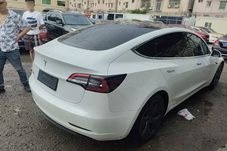 Used Tesla Model 3 2020 Standard Range Rear-Wheel Drive Upgraded Version Rear Right 45 Deg