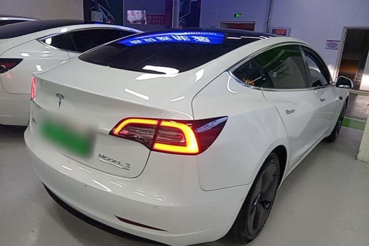 Used Tesla Model 3 2020 Refreshed Version Long-Range Rear-Wheel Drive Rear Right 45 Deg