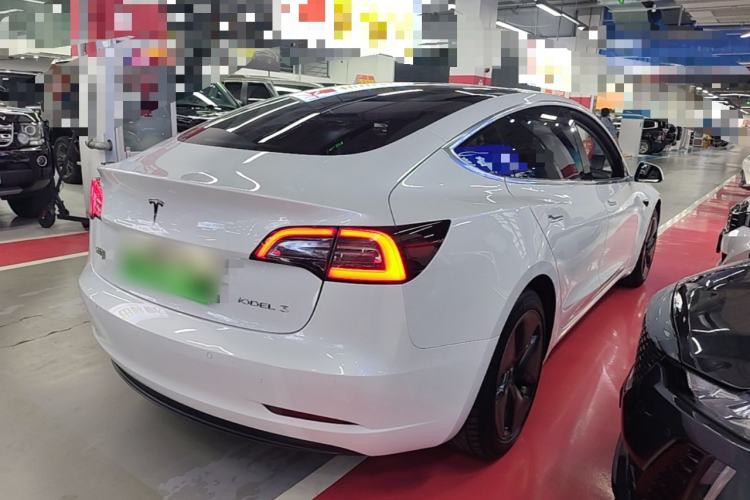 Used Tesla Model 3 2020 Standard Range Rear-Wheel Drive Upgraded Version Rear Right 45 Deg