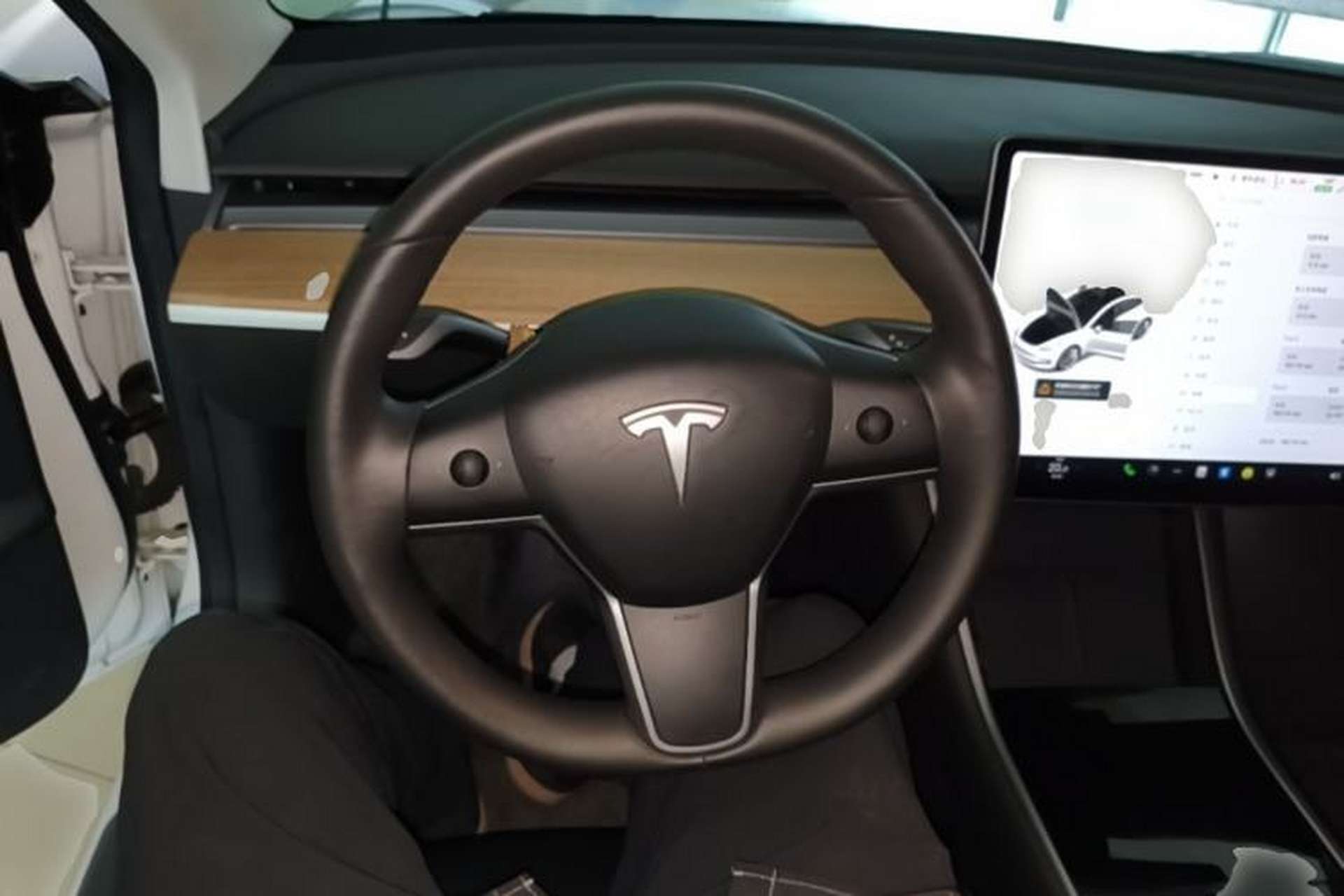 Used Tesla Model 3 2020 Refreshed Version Long-Range Rear-Wheel Drive Steering Wheel