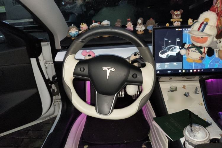 Used Tesla Model 3 2020 Standard Range Rear-Wheel Drive Upgraded Version Steering Wheel