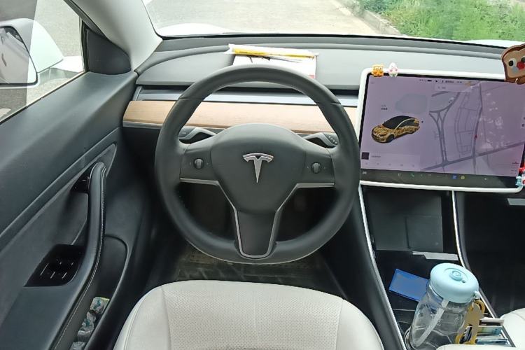 Used Tesla Model 3 2020 Refreshed Version Long-Range Rear-Wheel Drive Steering Wheel