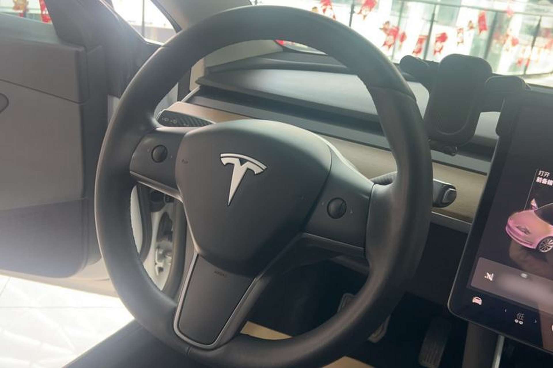 Used Tesla Model 3 2020 Standard Range Rear-Wheel Drive Upgraded Version Steering Wheel