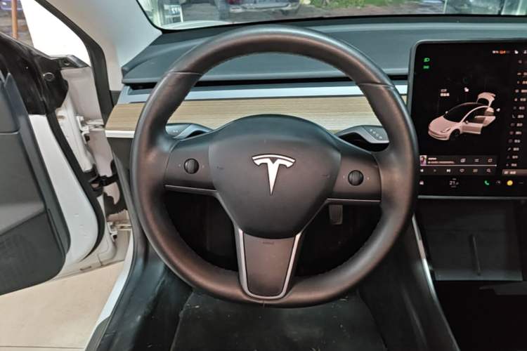 Used Tesla Model 3 2020 Refreshed Version Long-Range Rear-Wheel Drive Steering Wheel