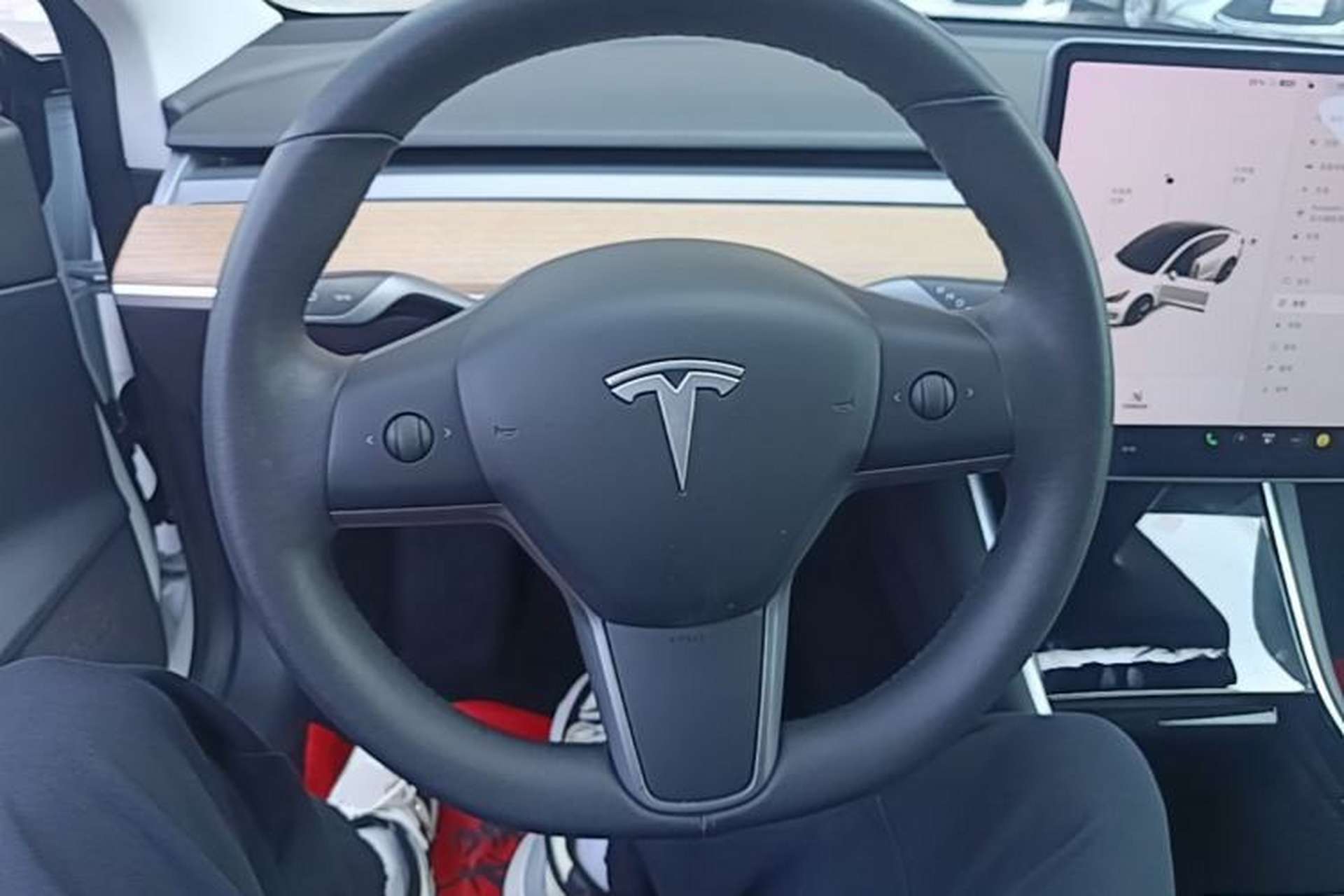 Used Tesla Model 3 2020 Standard Range Rear-Wheel Drive Upgraded Version Steering Wheel