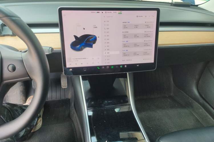 Used Tesla Model 3 2020 Refreshed Version Long-Range Rear-Wheel Drive Audio And AC Panel