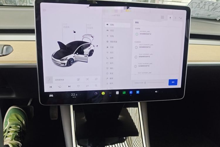 Used Tesla Model 3 2020 Standard Range Rear-Wheel Drive Upgraded Version Audio And AC Panel