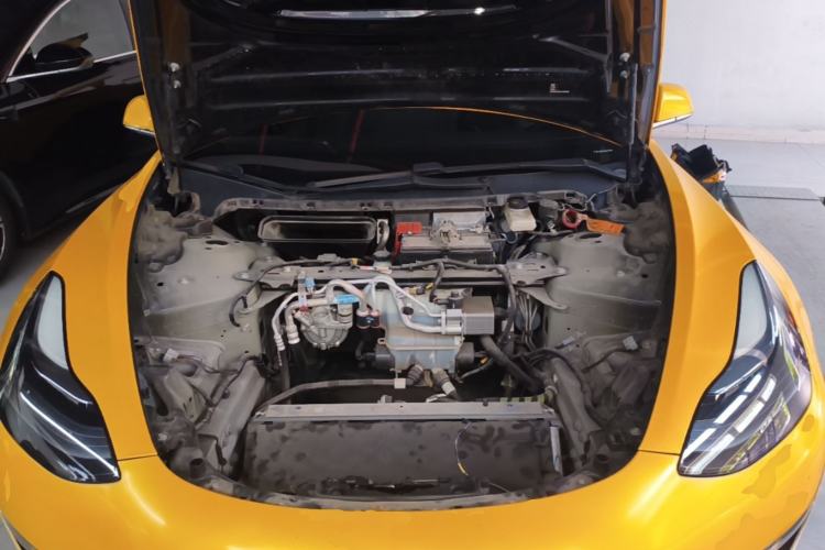 Used Tesla Model 3 2020 Refreshed Version Long-Range Rear-Wheel Drive Engine Bay
