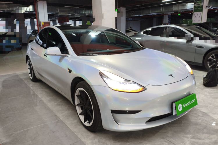 Used Tesla Model 3 2020 Standard Range Rear-Wheel Drive Upgraded Version Front Right 45 Deg
