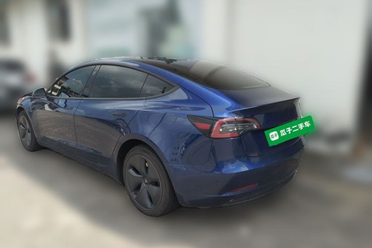 Used Tesla Model 3 2020 Refreshed Version Long-Range Rear-Wheel Drive Rear Left 45 Deg