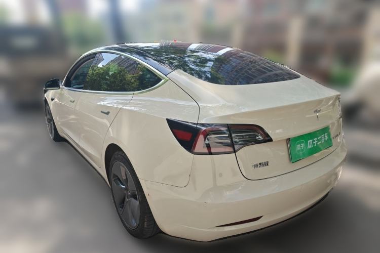 Used Tesla Model 3 2020 Standard Range Rear-Wheel Drive Upgraded Version Rear Left 45 Deg