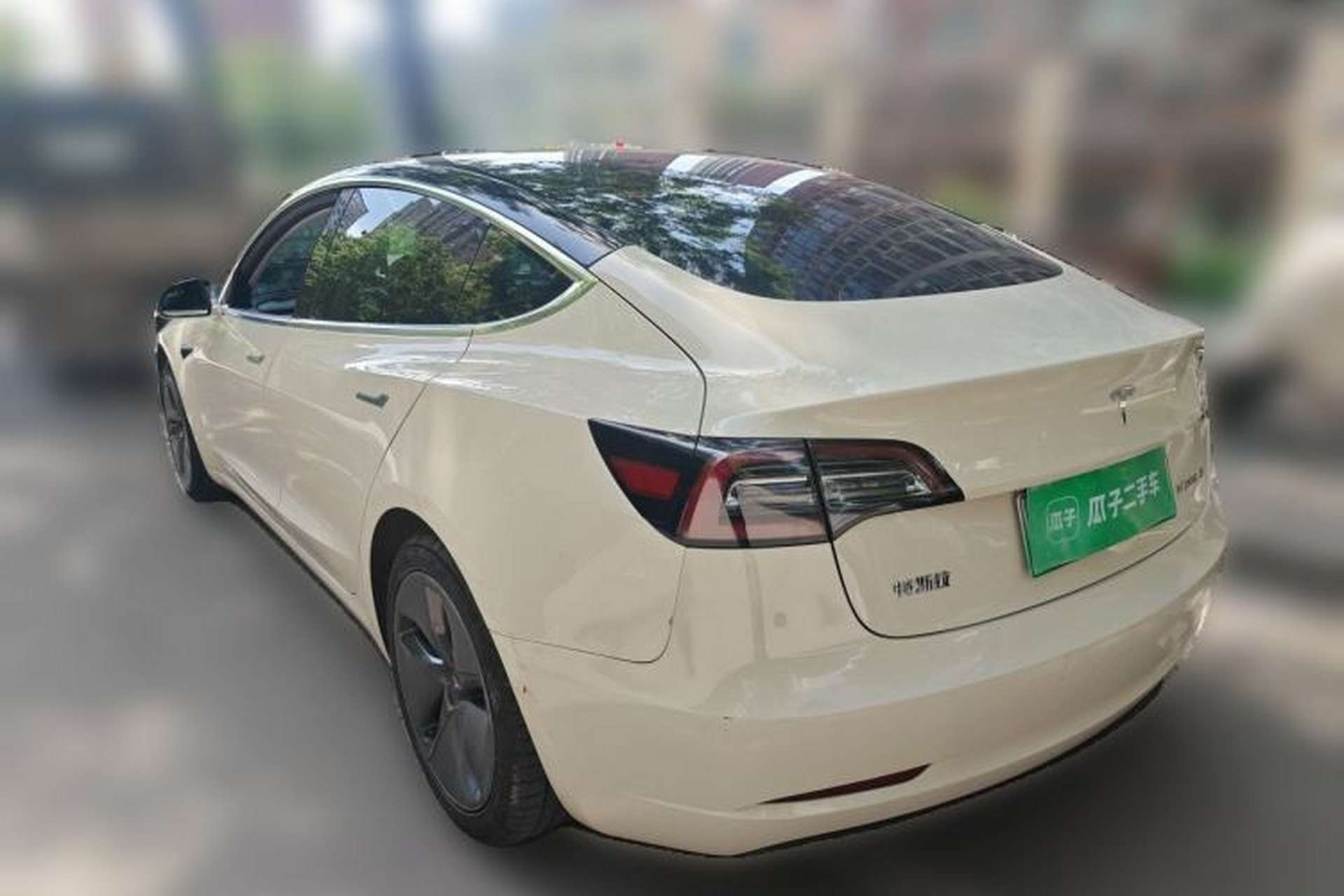 Used Tesla Model 3 2020 Standard Range Rear-Wheel Drive Upgraded Version Rear Left 45 Deg