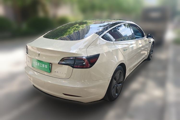 Used Tesla Model 3 2020 Standard Range Rear-Wheel Drive Upgraded Version Rear Right 45 Deg