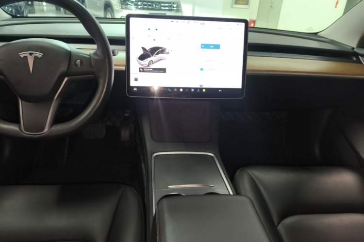 Used Tesla Model 3 2021 Revised Version Standard Range Rear-Wheel Drive Upgraded Edition 3D1 Audio And AC Panel