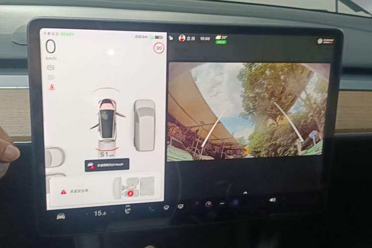 Used Tesla Model 3 2021 Revised Version Standard Range Rear-Wheel Drive Upgraded Edition 3D1 Audio And AC Panel