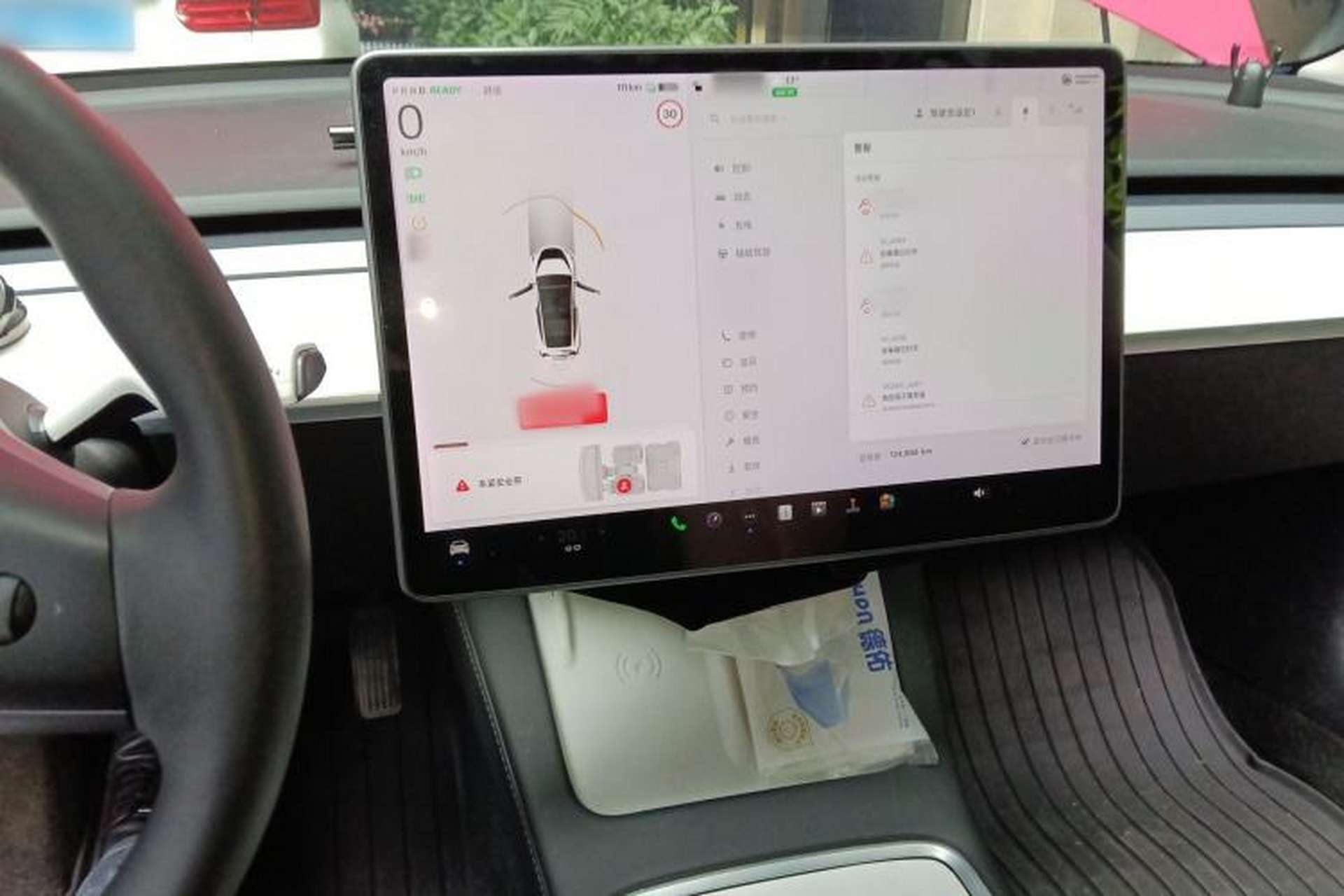 Used Tesla Model 3 2021 Standard Range Rear-Drive Upgraded Version Audio And AC Panel