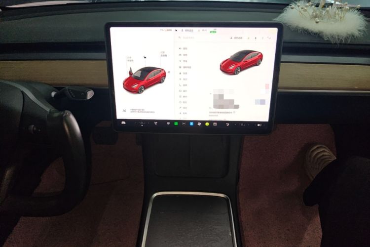 Used Tesla Model 3 2021 Standard Range Rear-Drive Upgraded Version Audio And AC Panel