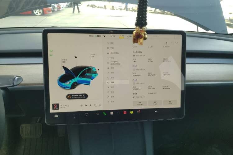 Used Tesla Model 3 2021 Standard Range Rear-Wheel Drive Upgraded Version 3D6 Audio And AC Panel