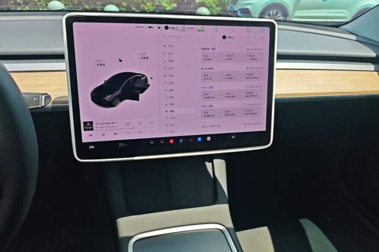 Used Tesla Model 3 2021 Standard Range Rear-Wheel Drive Upgraded Version 3D6 Audio And AC Panel