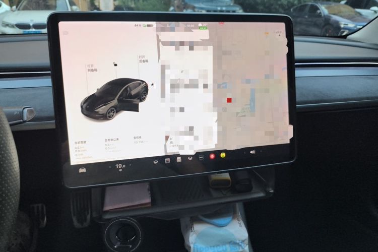 Used Tesla Model 3 2021 Revised Version Standard Range Rear-Wheel Drive Upgraded Edition 3D1 Audio And AC Panel