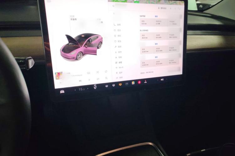 Used Tesla Model 3 2021 Standard Range Rear-Wheel Drive Upgraded Version 3D6 Audio And AC Panel