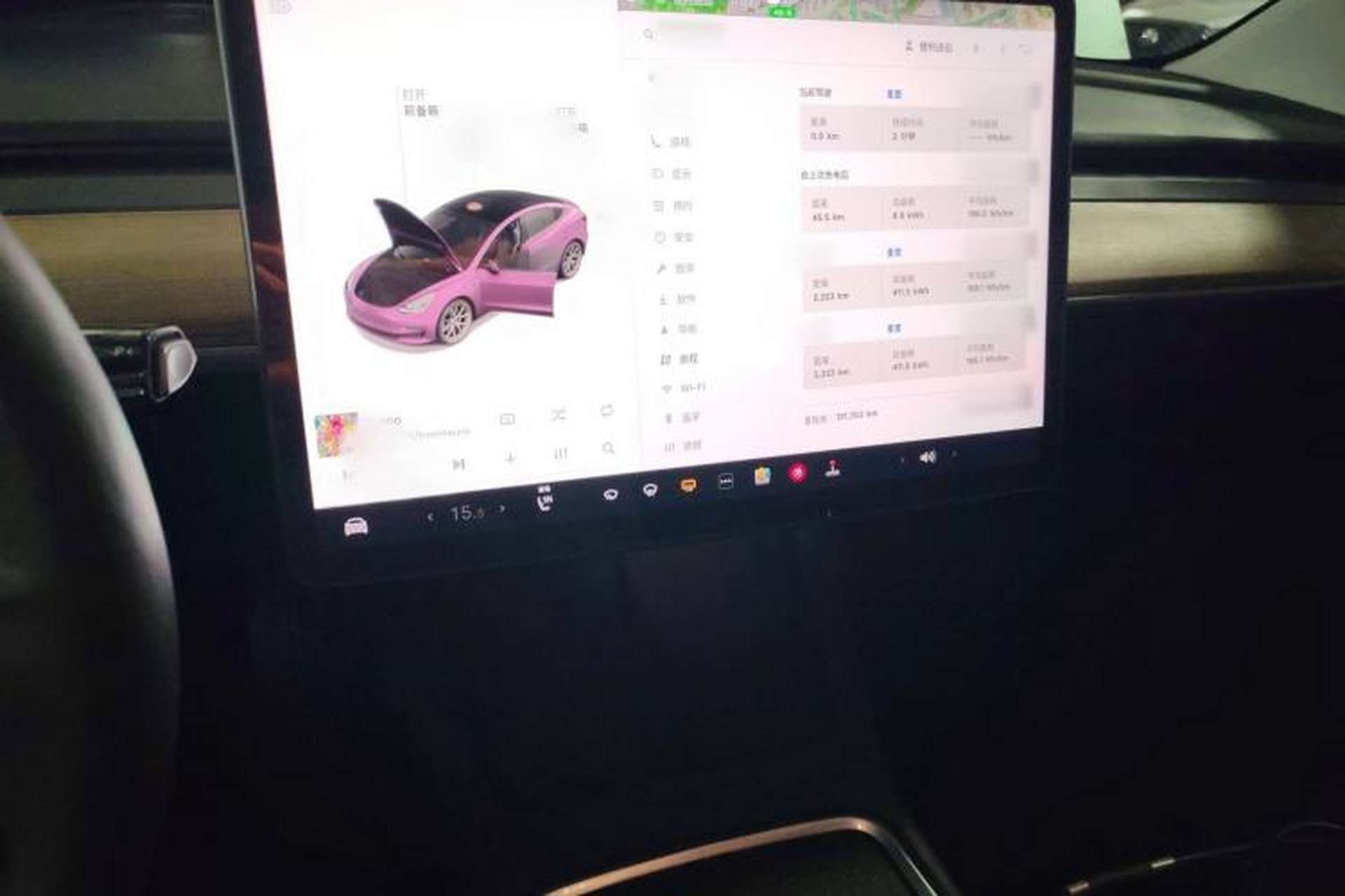 Used Tesla Model 3 2021 Standard Range Rear-Wheel Drive Upgraded Version 3D6 Audio And AC Panel