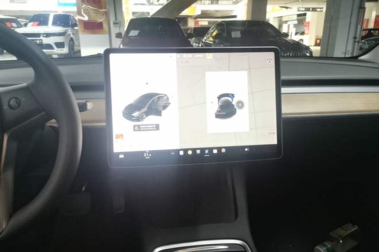 Used Tesla Model 3 2021 Revised Version Standard Range Rear-Wheel Drive Upgraded Edition 3D1 Audio And AC Panel