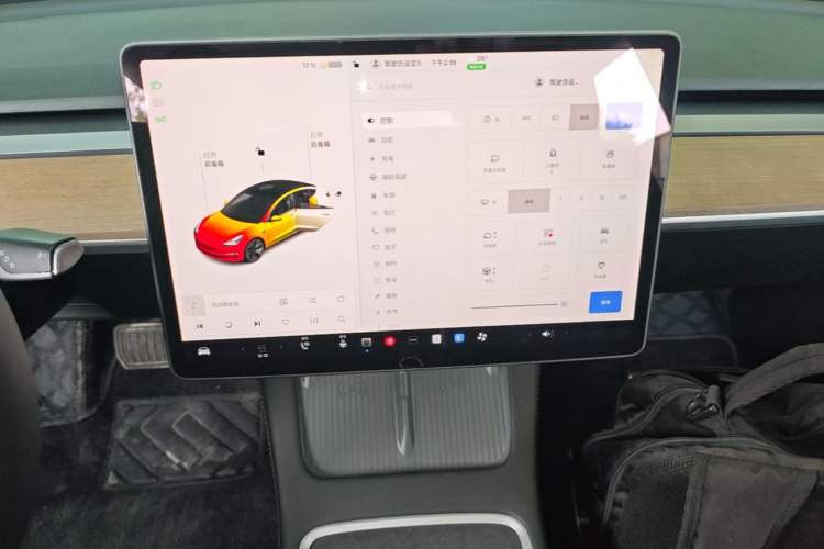 Used Tesla Model 3 2021 Standard Range Rear-Wheel Drive Upgraded Version 3D6 Audio And AC Panel