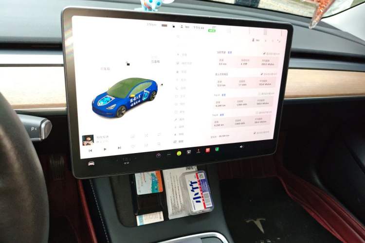 Used Tesla Model 3 2021 Standard Range Rear-Drive Upgraded Version Audio And AC Panel