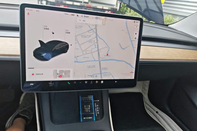 Used Tesla Model 3 2021 Standard Range Rear-Wheel Drive Upgraded Version 3D6 Audio And AC Panel