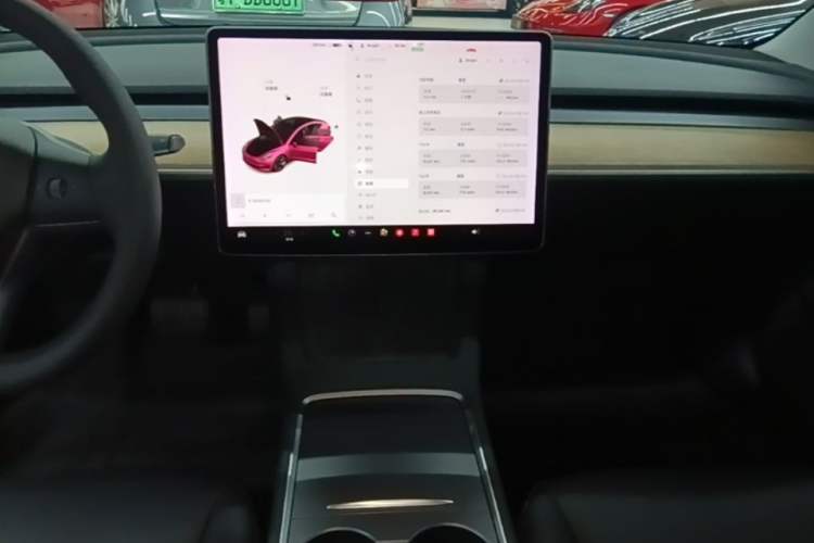 Used Tesla Model 3 2021 Standard Range Rear-Drive Upgraded Version Audio And AC Panel