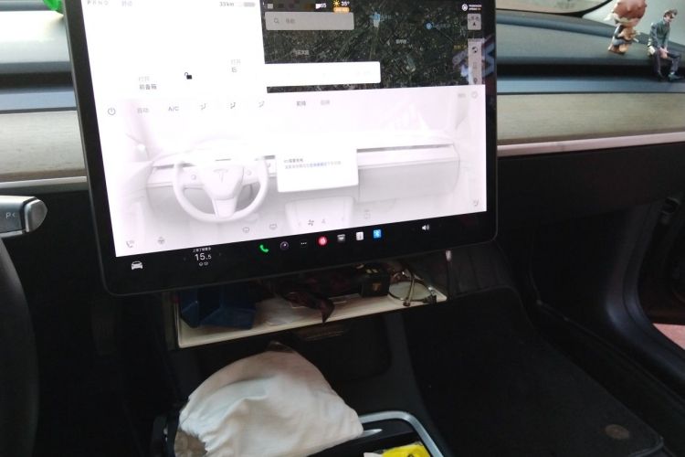 Used Tesla Model 3 2021 Revised Version Standard Range Rear-Wheel Drive Upgraded Edition 3D1 Audio And AC Panel