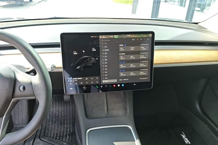 Used Tesla Model 3 2021 Revised Version Standard Range Rear-Wheel Drive Upgraded Edition 3D1 Audio And AC Panel