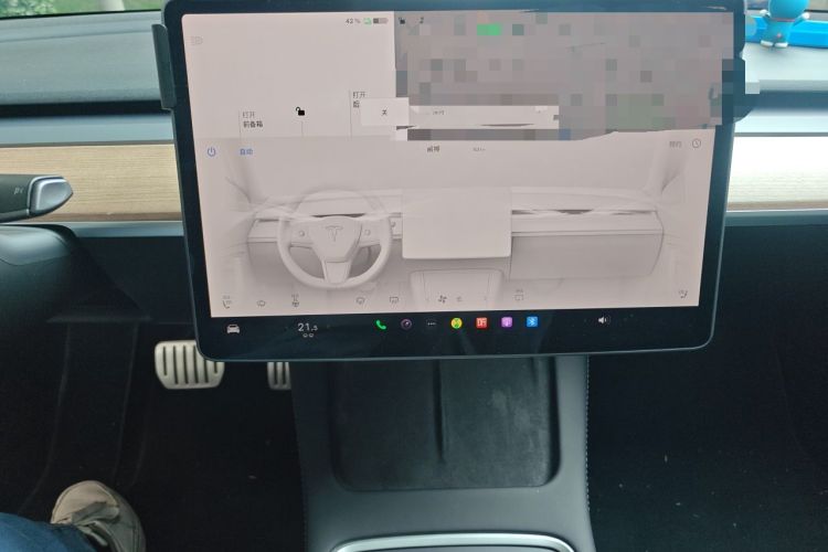 Used Tesla Model 3 2021 Revised Version II – Performance High-Performance All-Wheel-Drive Edition Audio And AC Panel