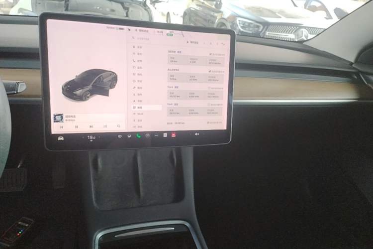 Used Tesla Model 3 2021 Standard Range Rear-Drive Upgraded Version Audio And AC Panel