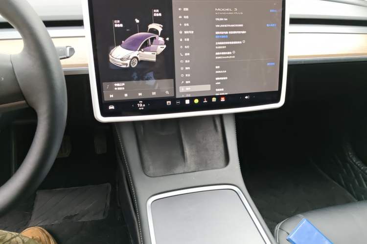 Used Tesla Model 3 2021 Revised Version Standard Range Rear-Wheel Drive Upgraded Edition 3D1 Audio And AC Panel
