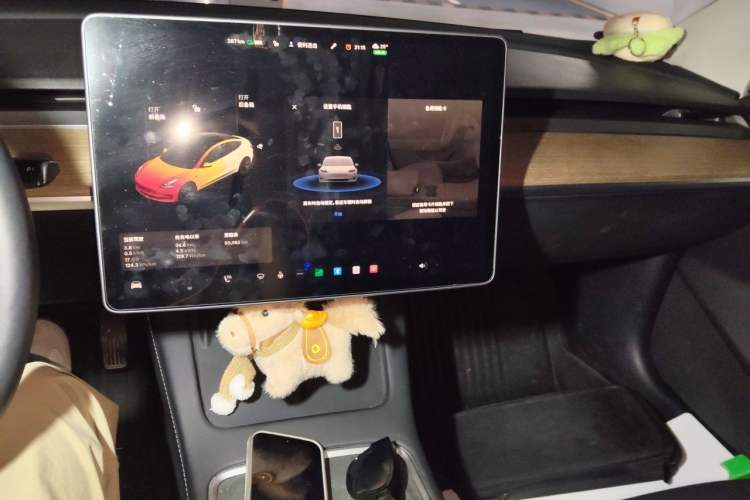 Used Tesla Model 3 2021 Revised Version Standard Range Rear-Wheel Drive Upgraded Edition 3D1 Audio And AC Panel