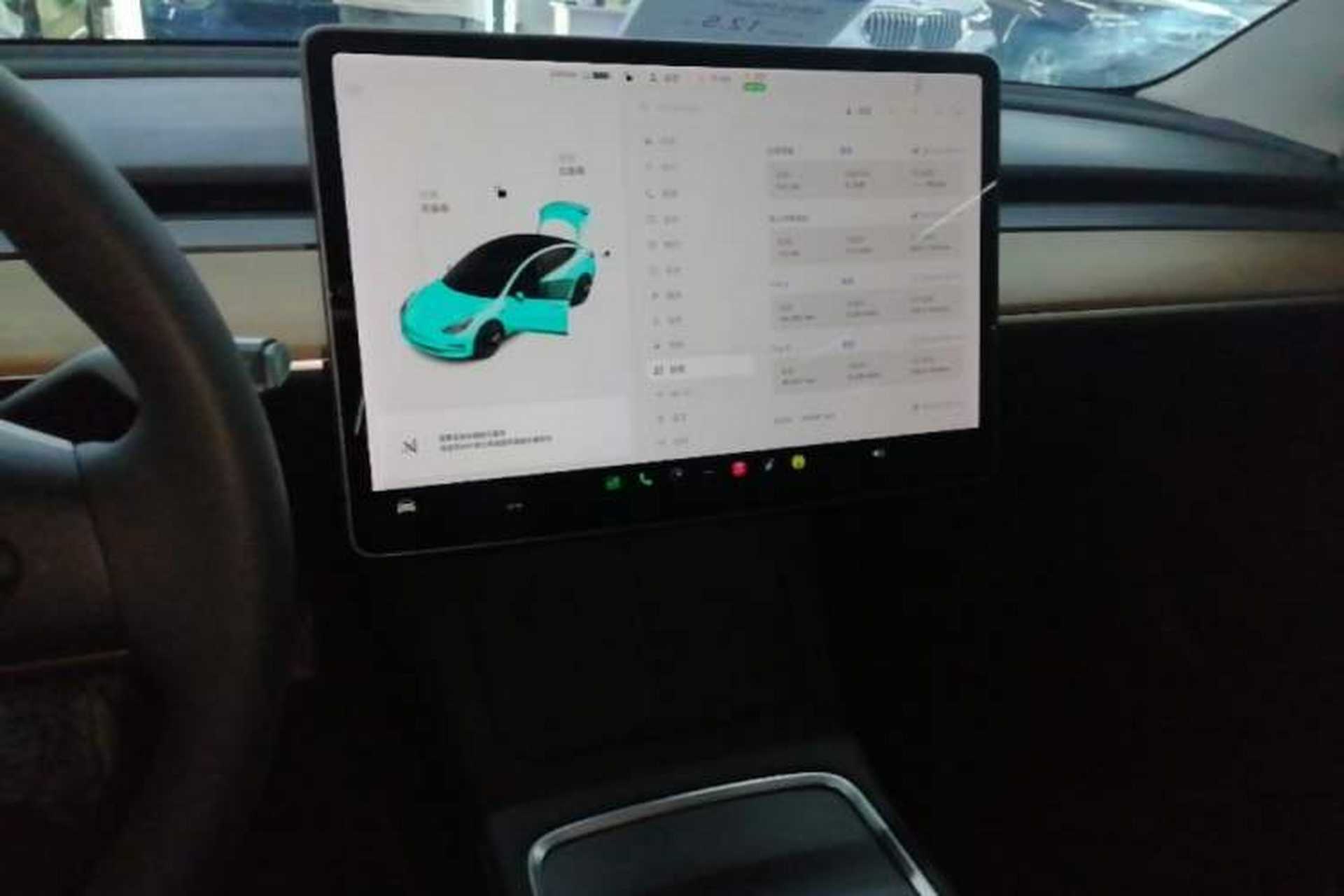 Used Tesla Model 3 2021 Standard Range Rear-Drive Upgraded Version Audio And AC Panel