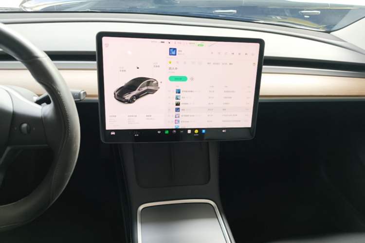 Used Tesla Model 3 2021 Standard Range Rear-Wheel Drive Upgraded Version 3D6 Audio And AC Panel