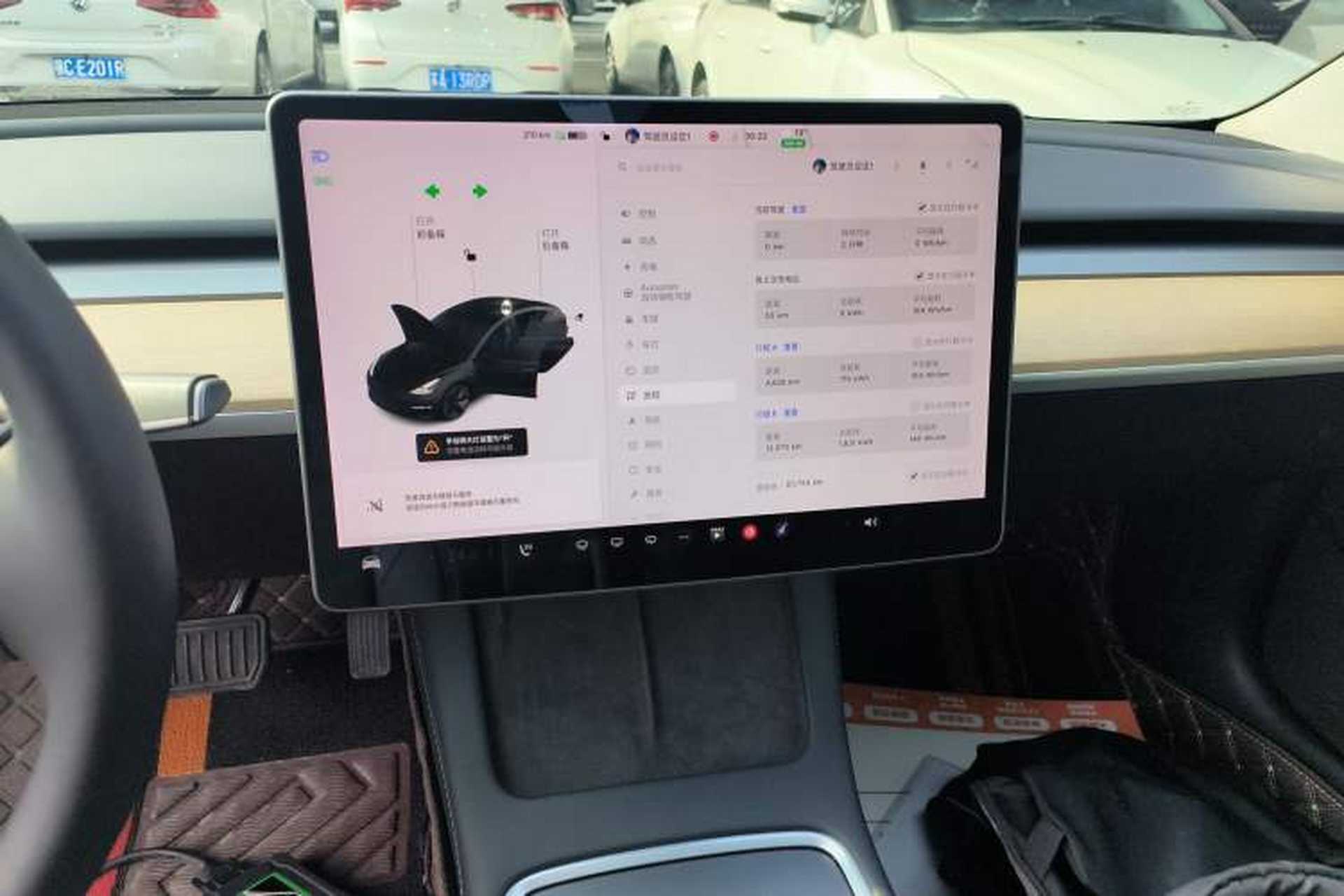 Used Tesla Model 3 2021 Revised Version Standard Range Rear-Wheel Drive Upgraded Edition 3D1 Audio And AC Panel