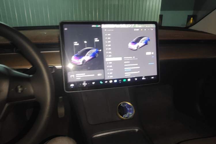 Used Tesla Model 3 2021 Standard Range Rear-Drive Upgraded Version Audio And AC Panel