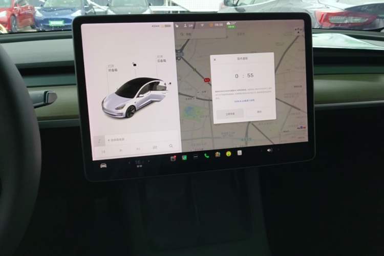 Used Tesla Model 3 2021 Standard Range Rear-Wheel Drive Upgraded Version 3D6 Audio And AC Panel