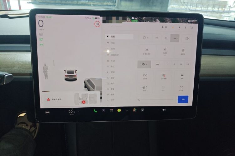 Used Tesla Model 3 2021 Standard Range Rear-Wheel Drive Upgraded Version 3D6 Audio And AC Panel