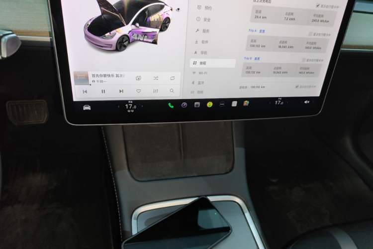 Used Tesla Model 3 2021 Standard Range Rear-Wheel Drive Upgraded Version 3D6 Audio And AC Panel
